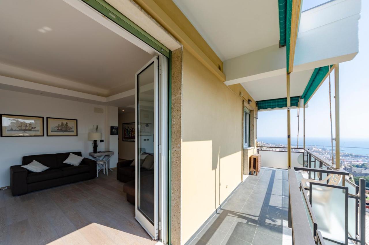Joivy Great Flat With Sea View Lägenhet Genua Exteriör bild