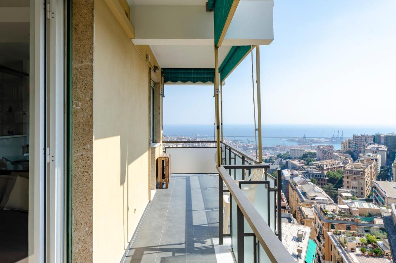 Joivy Great Flat With Sea View Lägenhet Genua Exteriör bild
